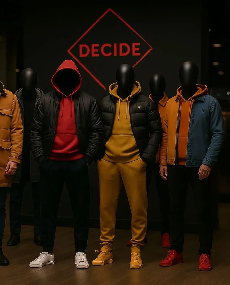 Decide Fashion projesinden bir kare
